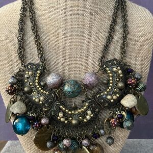 Vintage Boho Tribal Statement Necklace